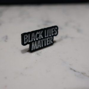 Black Lives Matter Lapel Pin Stand Together Raised Pin